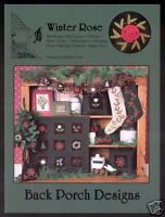 winter rose american folk pattern book  enlarge