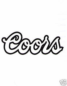 Coors Decal
