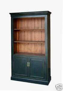Black Bookcase Storage Chinese Display Cabinet WK1481S 
