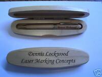 Personalized Engraved Wood Pen and Pen Box Great Gift in Specialty Services, Printing & Personalization, Other | eBay