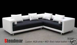 NEW MODERN DESIGN LEATHER SECTIONAL SOFA S3041WB