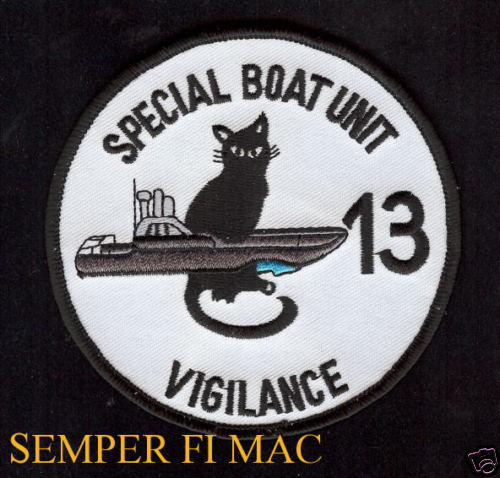 1/6 scale US Navy Seals Special Boat Unit Patch lot