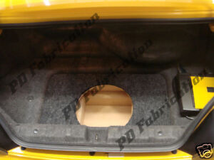 Custom honda fit subwoofer box #2