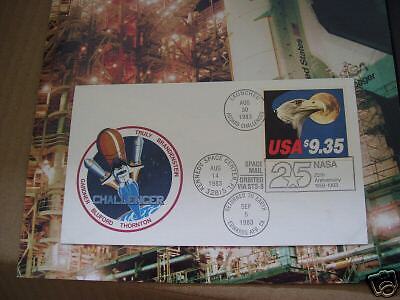 NASA 25TH ANNIVERSARY FDC STS 8 CHALLENGER  