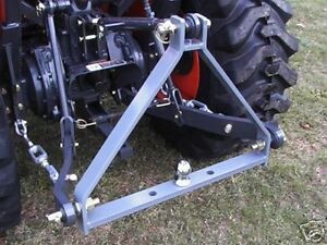 3 Point Cat-1 Tractor Rear Drawbar Trailer Hitch diagram 7 pin trailer connection usa 