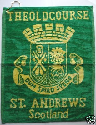 GOLF GIFT  GREEN BAG TOWEL ST ANDREWS OLD COURSE   OPEN  