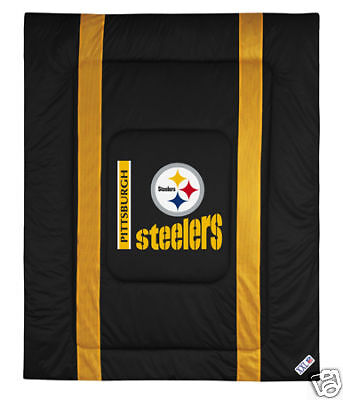 PITTSBURGH STEELERS SIDELINE JERSEY F/Q COMFORTER  