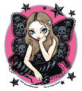 SKULLS & STARS FAIRY JASMINE BECKETT GRIFFITH DECAL 108  