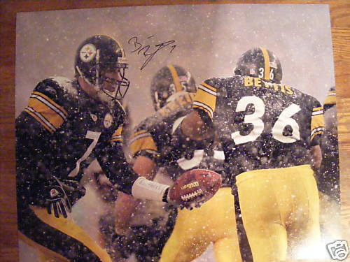 Ben Roethlisberger Jerome Bettis Signed 16x20 Steelers