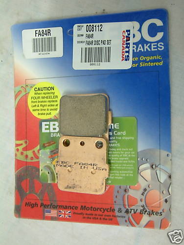 EBC FA84R FA 84R Brake Pads 1 Set New    