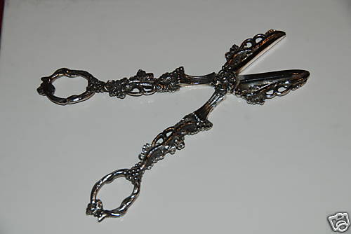 Myers Silver Antique Grape Cutters  