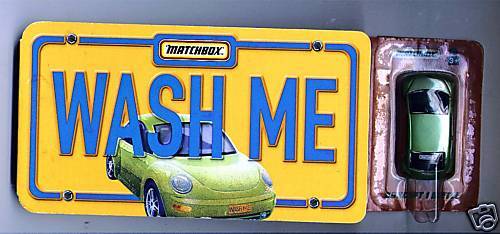 Matchbox Books WASH ME Volkswagen Concept I Beetle 2000  