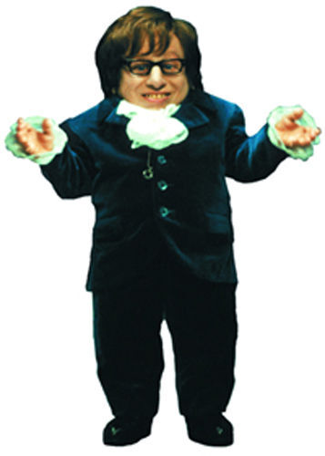 MINI ME from AUSTIN POWERS   STANDUP POSTER / STANDEE 1  