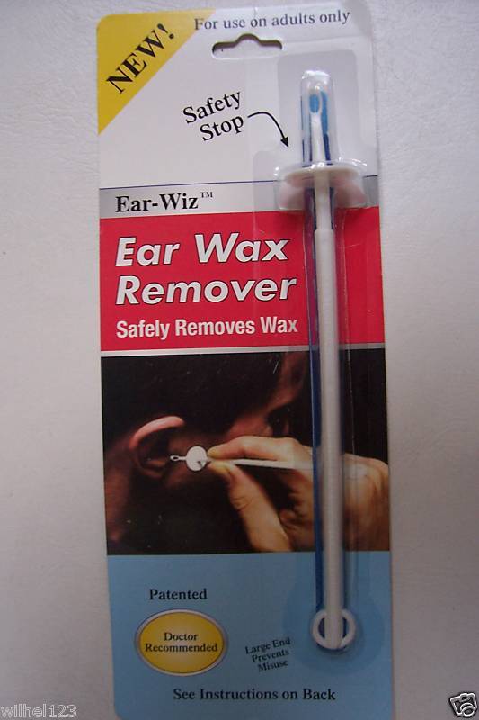 EAR WIZ EAR WAX REMOVAL TOOL WITH SAFETY STOP NEW  