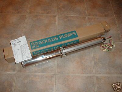 New GOULDS 3/4 HP 10 GPM 3 WIRE BRASS WATER WELL PUMP  