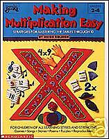 MAKING MULTIPLICATION EASY Times Tables Math Gr 2 4 NEW 9780590491402 