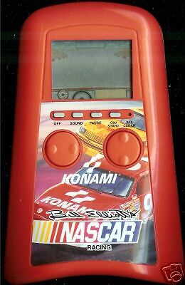 80s KONAMI ELECTRONIC HANDHELDS NASCAR CAR RACE GAME  