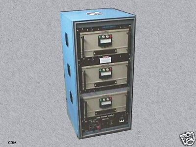 Tecron 7560 servo amplifiers cabinet w/9300 powersupply  