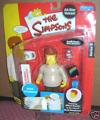 THE SIMPSONS BRAD GOODMAN ALBERT BROOKS FIGURE NOC  