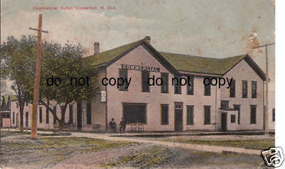 1909 Casselton North Dakota Comm Hotel N DAK Postcard