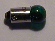 1445G (3) Green Light Bulbs 18v Bayonet Lionel Parts  