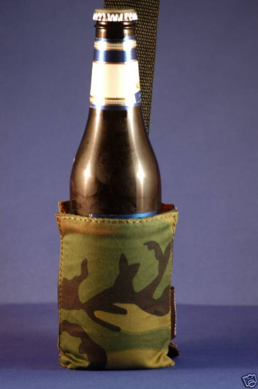 Coldy Holster   Beer Holster Bengals Camo Komen Koozie  