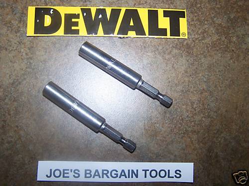 MAGNETIC DRILL BIT HOLDER 3 DEWALT DW2045 SET OF 2  