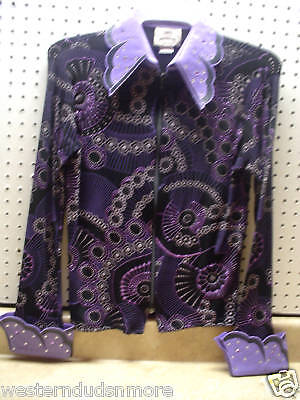 Western 1849 Ranchwear Horsemanship Show Shirt Rail M  