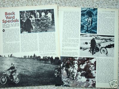 Old SPRITE MOTORCYCLE Article/Photo’s/Picture’sMONZA,  