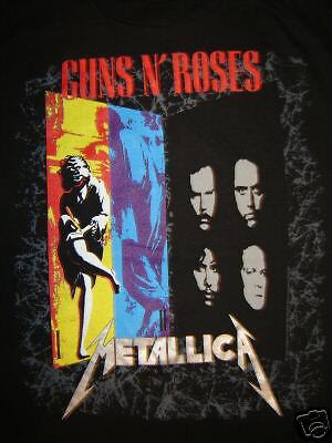 Vintage Concert T Shirt GUNS ROSES METALLICA 92NOT WORN  