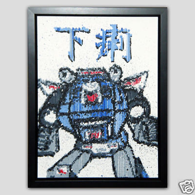 Large Original Canvas Painting   TRANSFORMERS Art  