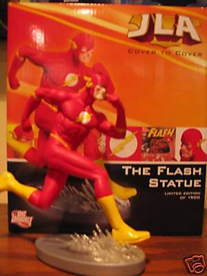DC DIRECT JLA COVER TO COVER FLASH STATUE  