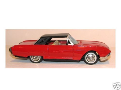 BANDAI Tin Litho Friction 1963 FORD THUNDERBIRD HARDTOP  