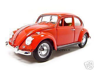 1967 VOLKSWAGEN VW BEETLE 118 DIECAST CAR MODEL RED  