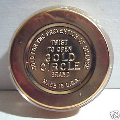 Gold Circle Old Full Condom Pk Circle Rubber Newark NJ  