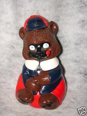 BEAUTIFUL VINTAGE CERAMIC BEAR COOKIE JAR ~ CUTE