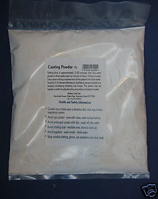 Freshly Packed  950g bag of Plaster of Paris  Powder for Moulding Crafts