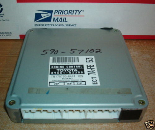 89661 02300 Toyota Corolla 1.8L Computer ECM 1996 1997  