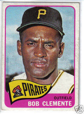 1965 TOPPS CARD #160 ROBERTO CLEMENTE PITTSBURGH PIRATES  