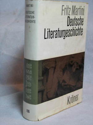 FRITZ MARTINI DEUTSCHE LITERATURGESCHICHTE GERMAN BOOK