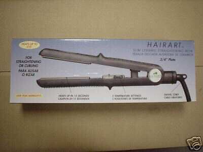 Hairart H1800 Ceramic Flat Iron 3/4 free good  