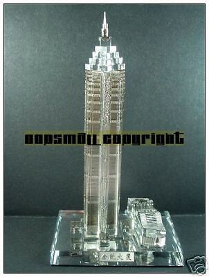 Limited Exquisite Handmade Silver Crystal Jin Mao Tower  