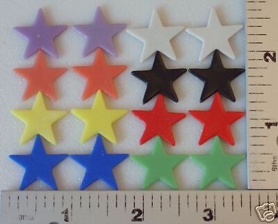 WASSER GLASS PACK OF 16 STARS 8 COLORS ALL 90 COE  