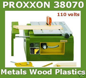 PROXXON 38070 MINI TABLE SAW FKS/E WOOD METALS PLASTICS  