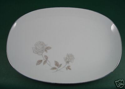 Noritake China Rosay Pattern #6216 11 3/8 Oval Platter  