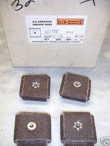 Square Pads Standard Abrasives $42 List 40 Grit  