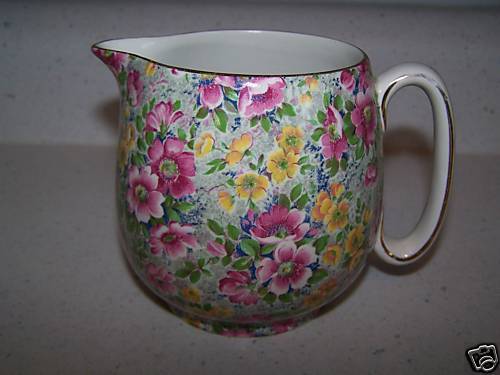 ELIJAH COTTON LORD NELSON WARE BRIAR ROSE CHINTZ JUG  