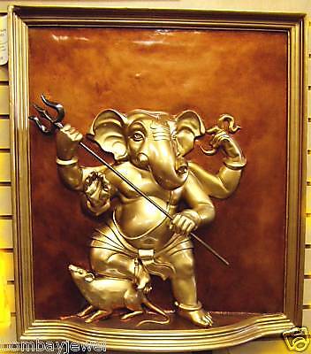ॐ गणेश~ Om Sri Ganesh Ganesha Gold Mural Paintings 