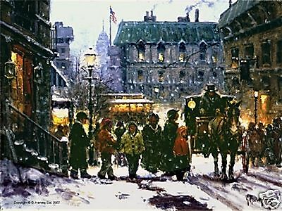 Harvey Fresh Snow in the City AP canvas 20/50  