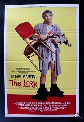 THE JERK * 1SH ORIGINAL MOVIE POSTER 1978 STEVE MARTIN  